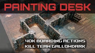 How I Painted The Gallowdark Boarding Action Terrain | Warhammer 40K