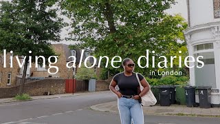 Living alone diaries - finding joy again after grief | cafe hopping while exploring London  🍵 | ep.1