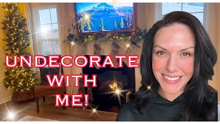 UNDECORATE WITH ME✨CLEANING MOTIVATION✨WORKING AS A TEAM✨