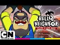 Mysterious Neighbor Has A Terrible Secret | Hello Neighbor S1 Ep.1 @CartoonNetworkUK