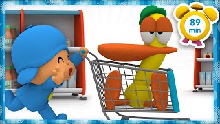 🛍 POCOYO in ENGLISH - It's Shopping Day! [89 minutes] | Full Episodes | VIDEOS and CARTOONS for KIDS