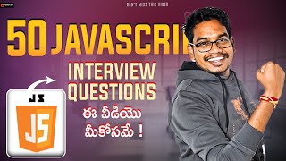 50 Javascript Interview Questions | Telugu