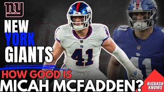 How Good is Micah McFadden? | New York Giants