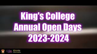 King's College Annual Open Days 2023 2024