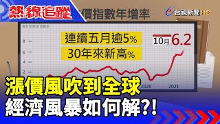 漲價風吹到全球 經濟風暴如何解?!【熱線追蹤】