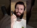 How to Straighten a Wild Curly Beard #shorts