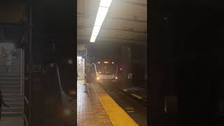 Toronto TTC Line 1 Subway Train Arriving at Spadina Station 10/1/2024