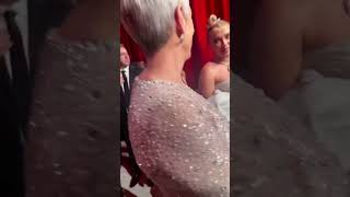 Florence Pugh and Jamie Lee Curtis at the 95th Annual #Oscars #oscars2023 #viral #shorts