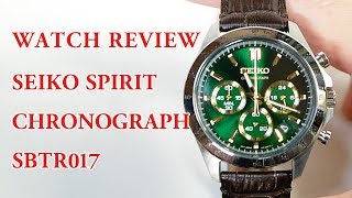 WATCH REVIEW SEIKO SPIRIT CHRONOGRAPH SBRT017