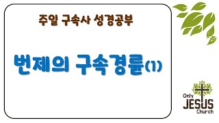 2024년 12월 1일, 주일 구속사 성경공부ㅣ번제의 구속경륜 (1)