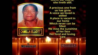 Camilla Elliott ~ Memorial
