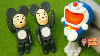 A mouse appears and Doraemon faints! / 爆チュー問題登場でドラえもんがビックリ仰天！