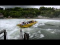 visit switzerland rheinfall by boat