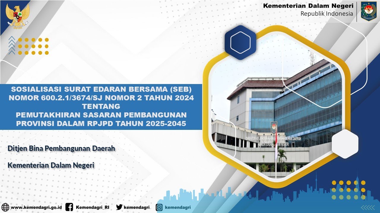 Sosialisasi Surat Edaran Bersama Seb Menteri Dalam Negeri Dan Menteri