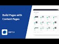 How to Build Pages with Content Pages in Liferay DXP 7.3