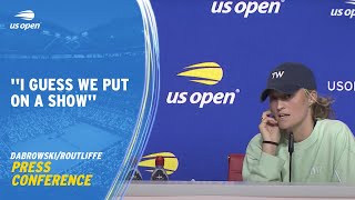 Dabrowski/Routliffe Press Conference | 2023 US Open Quarterfinal