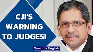 CJI NV Ramana warns 'Judges shouldn't be swayed by public opinion on social media'' | Oneindia News