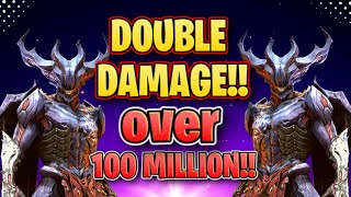 Double Helicath Insane Clan Boss Damage!!  Raid: Shadow Legends