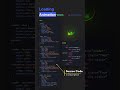Loading Animation | Glowing Effect | HTML & CSS || #shorts #html #css