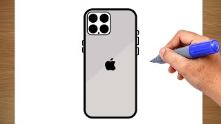 How To Draw Apple iPhone 15 Pro Max  │ Drawing Hub  #PracticeDrawings