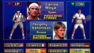 VIRTUA TENNIS- ARCADE - SEGA NAOMI - (CARLOS MOYA) 1CC