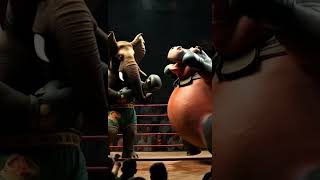 Giant Elephant Knocks Out Hippo in Epic Boxing Match! 🥊🐘🔥