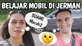 MENGUJI KESABARAN SUAMI || PERTAMA KALI BELAJAR MOBIL DI JERMAN