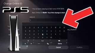 PS5 How to CHANGE Gamertag - Online ID New!
