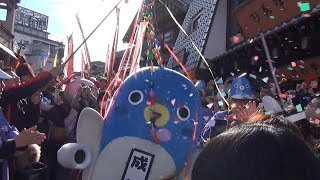 「うなりくん」のファン感謝祭　成田山新勝寺の表参道をパレード　千葉県成田市