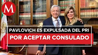 PRI expulsa a Claudia Pavlovich tras aceptar ser cónsul de México en Barcelona