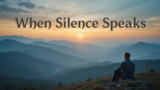 The Sound of Silence | A Heartfelt Song About Finding Peace in Quiet (Lyrics Video) | #music #song