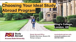 Choosing Your Ideal Study Abroad Program from September 16, 2020