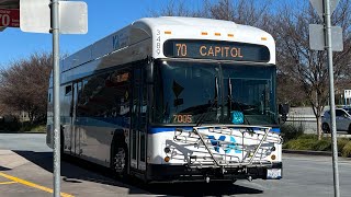 (New Gillig HEV) SCVTA #3489 on Route 70 (FULL ROUTE)