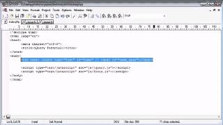 jQuery Tutorial 40 Focus in