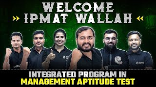 Lets Crack IPMAT Together🔥 Welcome IPMAT Wallah 🔥