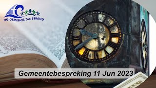 Gemeentegesprek 11 Jun 2023