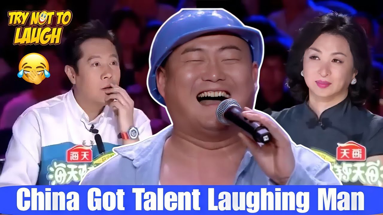 Chinese Laughing Man Singingёяшвchina Got Talent Laughing Man Try Not