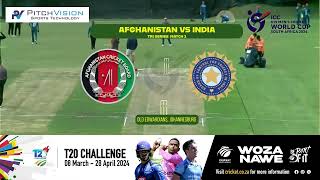 Live Cricket | U19 Tri-Series | Afghanistan vs India | Match 1