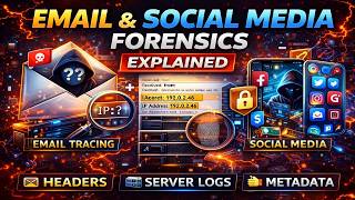 Email & Social Media Forensics Explained | Headers, Server Logs & Message Tracing