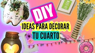 DIY ideas para decorar tu habitación