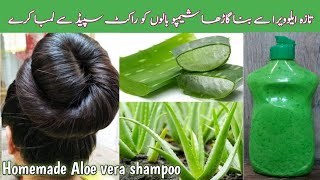 Homemade Aloe Vera Shampoo | Get  Long, Silky, Shiny and Dandruff free Hair | Fastest Hair Growth