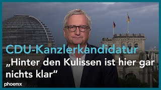 phoenix nachgefragt mit Jörg Quoos u.a. zur CDU-Kanzlerkandidatur am 05.10.20