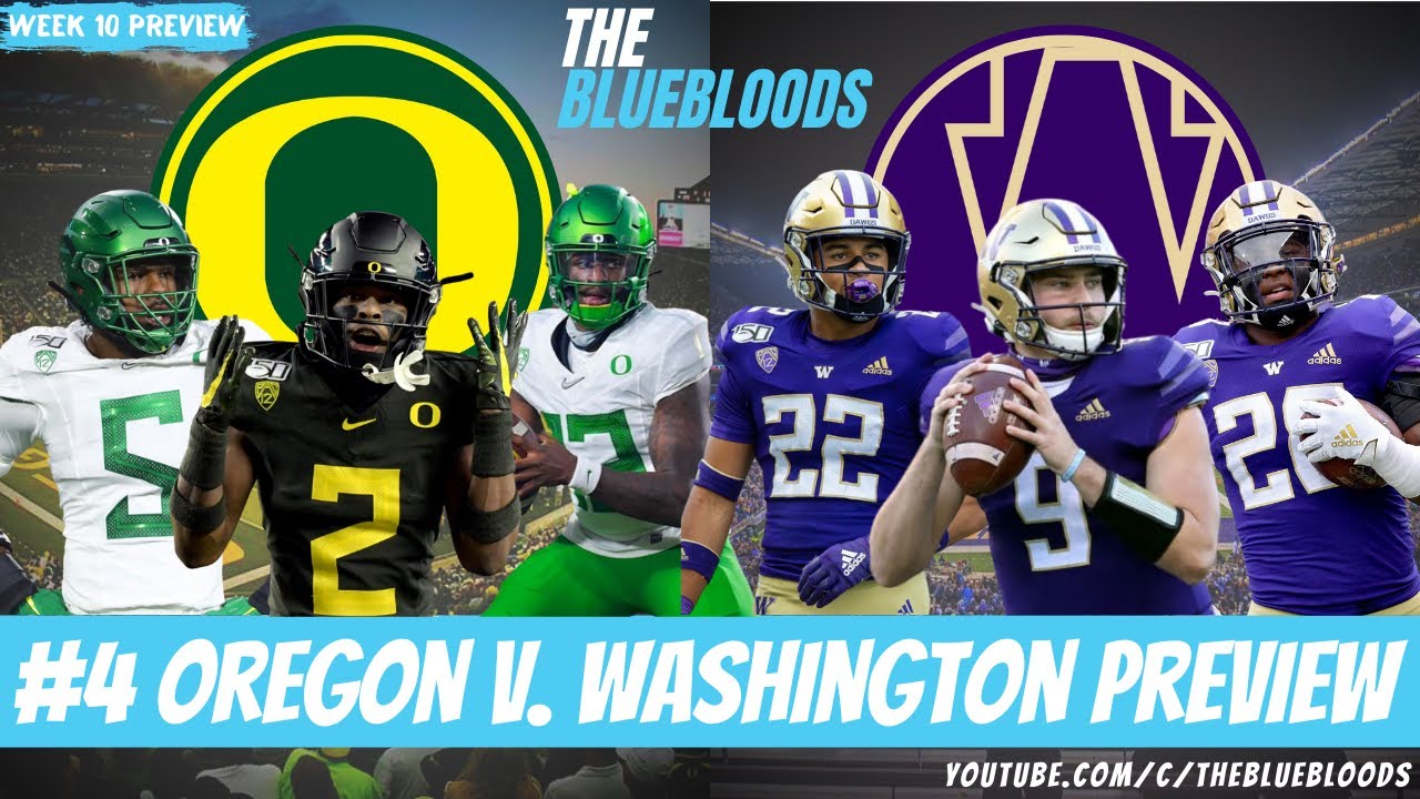 Week 10 College Football Preview: #4 Oregon Vs Washington | The ...