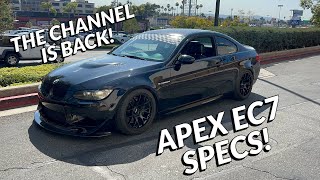 E92 M3 - Life Update + Apex EC7 Specs!