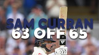 Sam Curran 63 off 65 balls | Every Delivery | England vs India, Edgbaston 2018