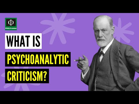 What is the example of psychoanalytic criticism?