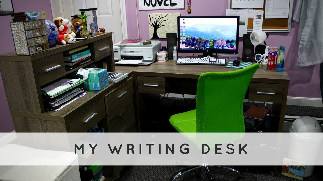 Tour Of My Writing Desk Room Youtube