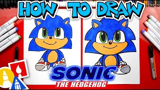 How To Draw Baby Sonic From Sonic The Hedgehog Movie