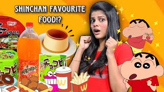 Eating Only SHINCHAN FAVOURITE Food For 24 Hours!! | Jenni's Hacks