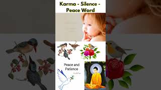 Buddha Quotes 14 Karma Silence Peace word #shorts #buddha #short